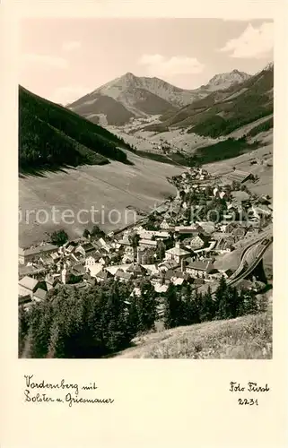 AK / Ansichtskarte Vordernberg mit Bolster und Griesmauer Vordernberg