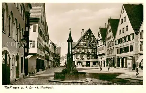 AK / Ansichtskarte Riedlingen_Donau Marktplatz Riedlingen Donau