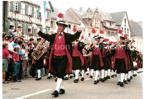 AK / Ansichtskarte Bretten_Baden Peter  und Paul Fest Musikzug B?rgermiliz Bretten_Baden