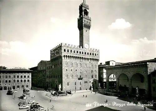 AK / Ansichtskarte Firenze_Florenz Piazza del la Signoria 