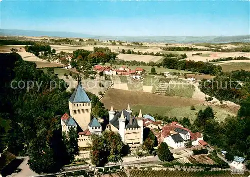 AK / Ansichtskarte Vufflens le Chateau Vue aerienne Vufflens le Chateau