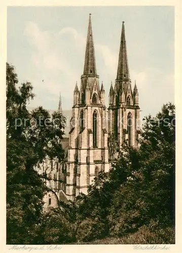 AK / Ansichtskarte Marburg_Lahn Elisabethkirche Marburg_Lahn