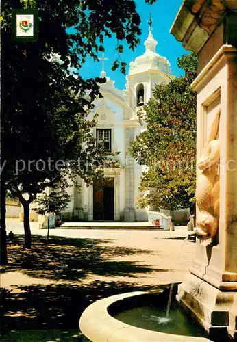 AK / Ansichtskarte Elvas_Portugal Fontaine et Eglise 