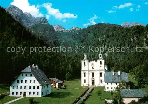 AK / Ansichtskarte St_Martin_Lofer Wallfahrtsort Maria Kirchenthal Barockkirche von Fischer von Erlach 18. Jhdt. Loferer Steinberge St_Martin_Lofer