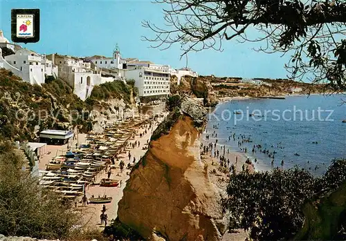 AK / Ansichtskarte Albufeira Vista da praia Strand Kueste Albufeira