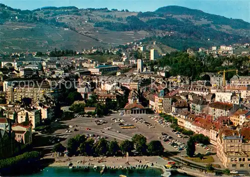 AK / Ansichtskarte Vevey_VD Vue aerienne Vevey_VD