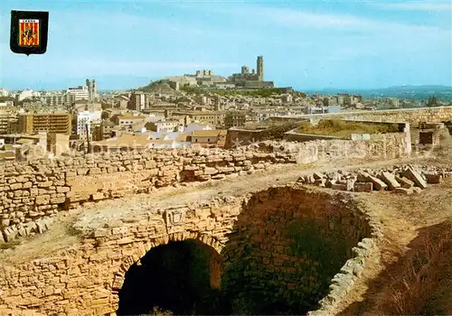 AK / Ansichtskarte Lleida Vista de la Seu Antiga des de la fortaleza de Gardeny Lleida