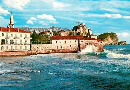 AK / Ansichtskarte Budva Schloss Budva