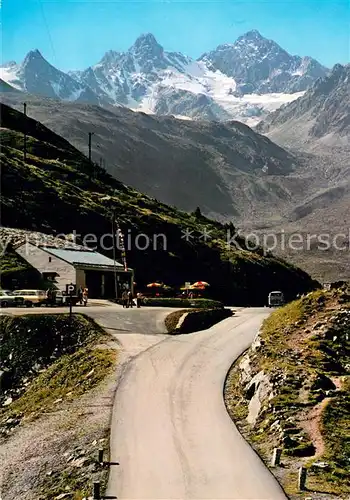 AK / Ansichtskarte Silvretta Hochalpenstrasse mit Gr Litzner und Seehorn Silvretta Hochalpenstrasse