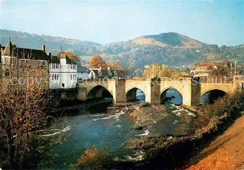 AK / Ansichtskarte Llangollen Bridge over the River Dee Llangollen