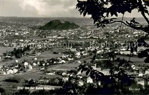 AK / Ansichtskarte Graz_Steiermark Blick von der Ruine Goesting Graz_Steiermark