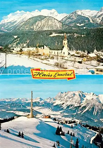 AK / Ansichtskarte Haus_Ennstal Panorama Hoher Dachstein Haus_Ennstal