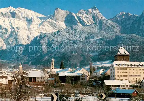 AK / Ansichtskarte Maienfelder_Furgga mit Falknis Maienfelder Furgga