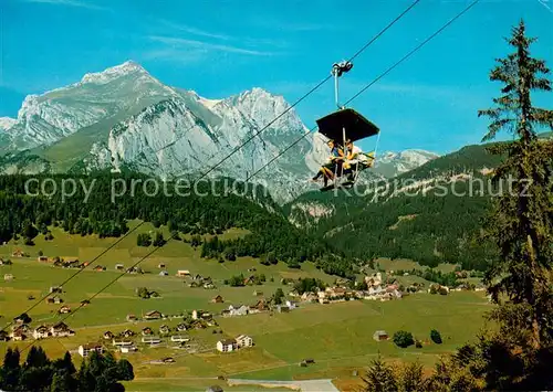 AK / Ansichtskarte Wildhaus_SG Sessellift Panorama Blick zum Schafberg Wildhaus SG