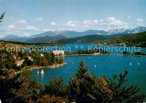 AK / Ansichtskarte Poertschach_Woerthersee Fliegeraufnahme Poertschach Woerthersee