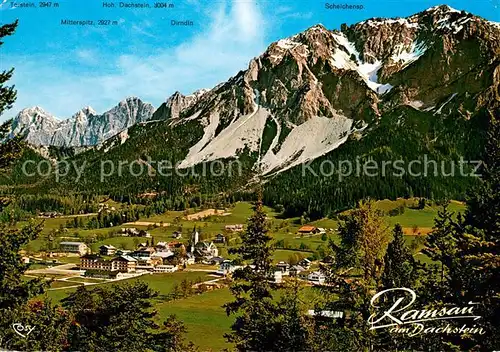 AK / Ansichtskarte Ramsau_Dachstein_Steiermark Panorama Ramsau_Dachstein