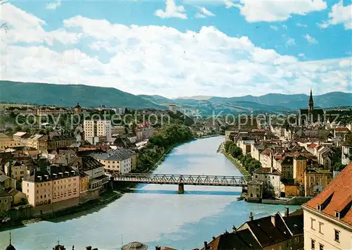 AK / Ansichtskarte Steyr_Enns_Oberoesterreich Panorama Steyr_Enns