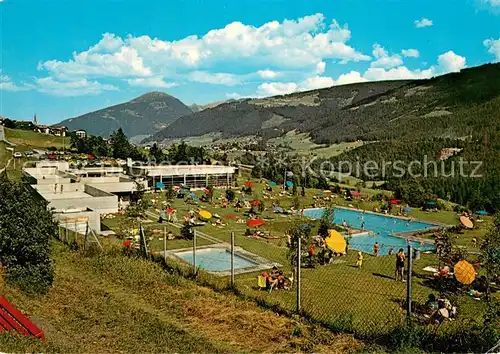 AK / Ansichtskarte Fulpmes_Tirol und Telfes Hallen Freibad Stubai mit Mieders und Patscherkofel Fulpmes Tirol