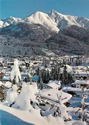 AK / Ansichtskarte Seefeld_Tirol mit Seefelder Spitze Haermelekopf und Reiherspitze Seefeld Tirol