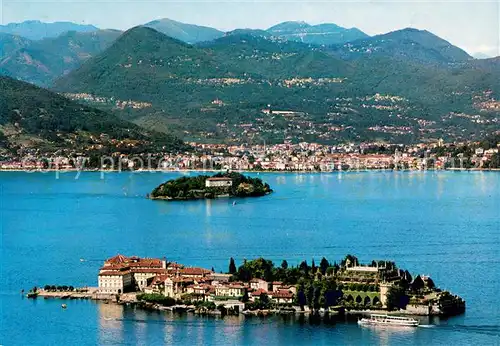 AK / Ansichtskarte Isola_Bella_Lago_Maggiore Isola Madre Pallanza veduta aerea Isola_Bella_Lago_Maggiore