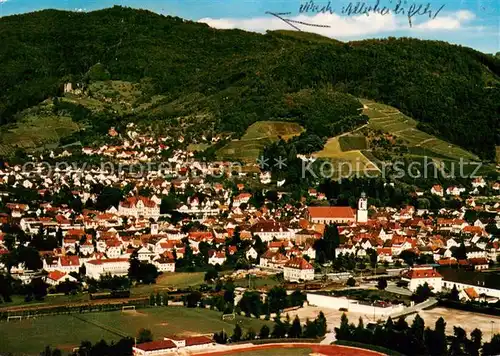 AK / Ansichtskarte Oberkirch_Baden Renchtal Schwarzwald Fliegeraufnahme Oberkirch_Baden