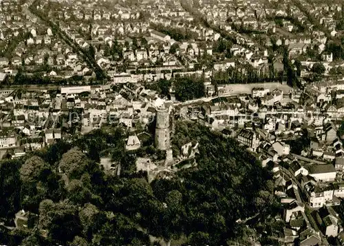 AK / Ansichtskarte Bad_Godesberg mit Godesburg Fliegeraufnahme Kupfertiefdruck Bad_Godesberg