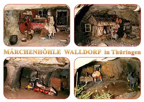 AK / Ansichtskarte Walldorf_Meiningen Sandsteinhoehle Maerchenhoehle Sagenhoehle Historische Staette Walldorf Meiningen