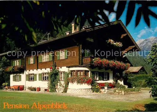 AK / Ansichtskarte Weissbach_Lofer Pension Alpenblick Weissbach Lofer