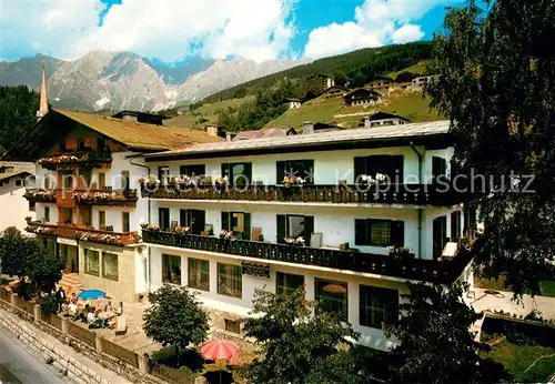 AK / Ansichtskarte Muehlbach_Hochkoenig Gasthof Pension Alpenrose Muehlbach Hochkoenig