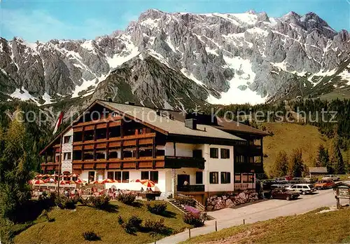 AK / Ansichtskarte Dienten_Hochkoenig Alpengasthof uebergossene Alm Dienten Hochkoenig