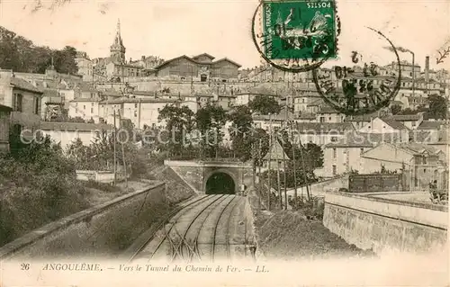 AK / Ansichtskarte Angouleme Vers le tunnel du chemin de fer Angouleme