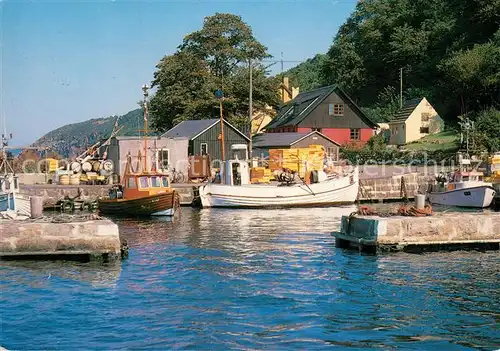 AK / Ansichtskarte Bornholm Teglkas fiskerleje Bornholm