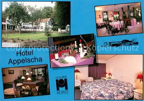 AK / Ansichtskarte Appelscha Hotel Appelscha Gastraeume Zimmer Appelscha