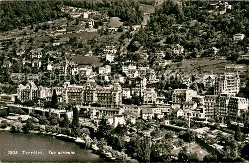 AK / Ansichtskarte Territet Vue aerienne Territet