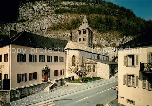 AK / Ansichtskarte Saint_Maurice_VS Eglise abbatiale et cathedrale Saint_Maurice_VS