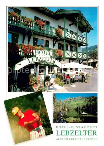 AK / Ansichtskarte Altenmarkt_Pongau Hotel Lebzelter Gondelteich Golf Altenmarkt Pongau