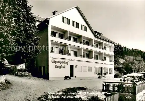 AK / Ansichtskarte Doebriach_Millstaettersee Alpengasthof Bergfried Doebriach_Millstaettersee