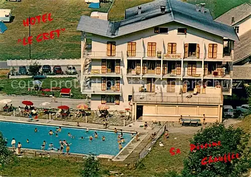 AK / Ansichtskarte Morzine Hotel Restaurant Le Cret Piscine Morzine