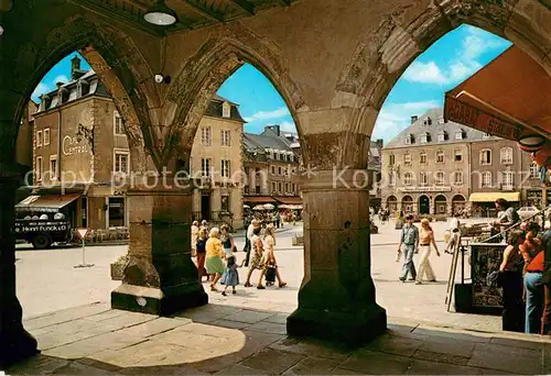 AK / Ansichtskarte Echternach Place du Marche Arcades du Denzelt 15e siecle Echternach