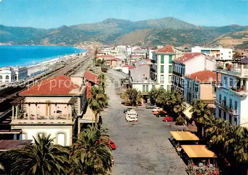 AK / Ansichtskarte Bordighera Panorama verso la Costa Azzurra Bordighera