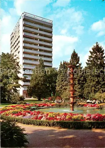 AK / Ansichtskarte Bienne_Biel Tour du parc de la ville Hochhaus Stadtpark 