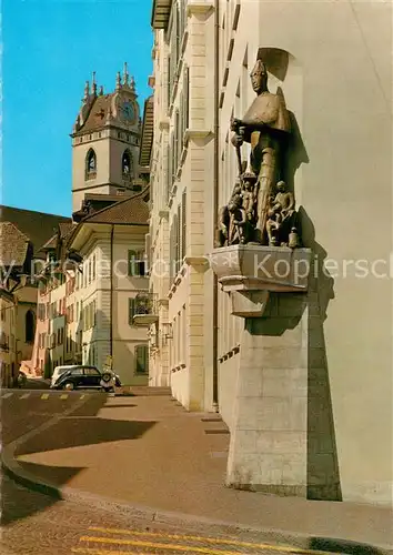 AK / Ansichtskarte Aarau_AG Partie am Rathaus Faehrimaa Aarau_AG