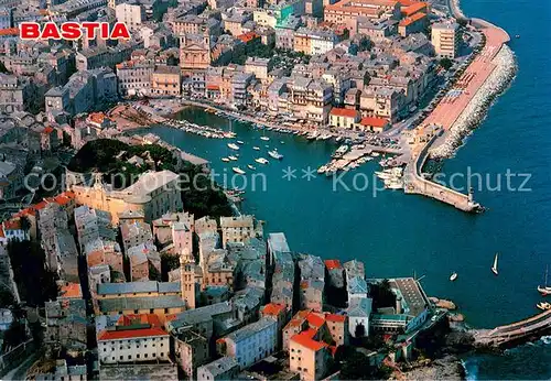 AK / Ansichtskarte Bastia Citadelle vieux port Eglise Saint Jean vue aeriennne Bastia