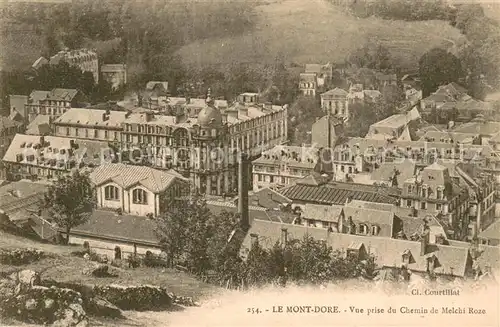 AK / Ansichtskarte Le_Mont Dore_Puy_de_Dome Vue prise du Chemin de Melchi Roze Le_Mont Dore_Puy_de_Dome