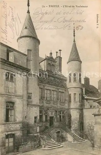 AK / Ansichtskarte Troyes_Aube Hotel de Vauluisant Troyes Aube