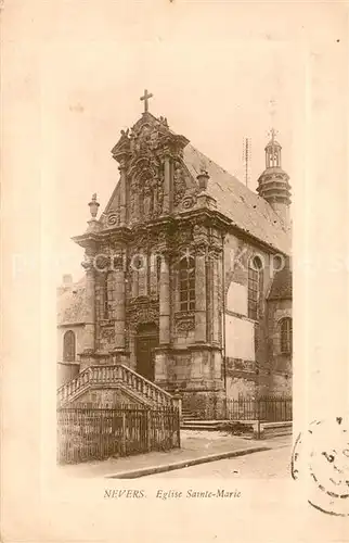 AK / Ansichtskarte Nevers_Nievre Eglise Sainte Marie Nevers Nievre