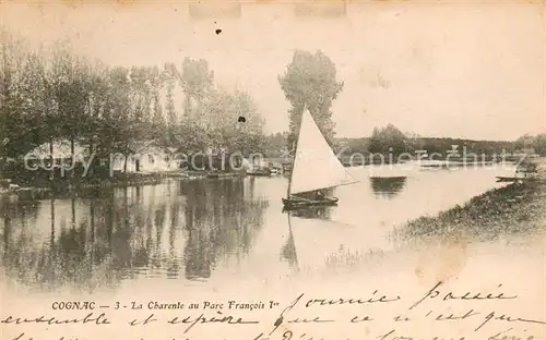 AK / Ansichtskarte Cognac_Charente La Charente au Parc Francois Ier 