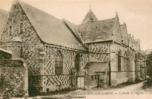 AK / Ansichtskarte Saint Valery sur Somme Abside de l eglise Saint Valery sur Somme