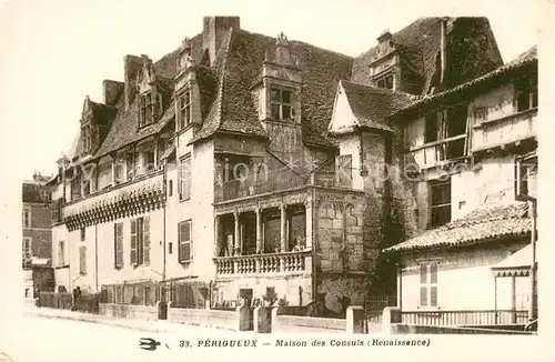 AK / Ansichtskarte Perigueux Maison des Consuls Renaissance Perigueux