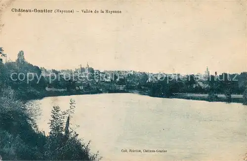 AK / Ansichtskarte Chateau Gontier Panorama Vallee de la Mayenne Chateau Gontier